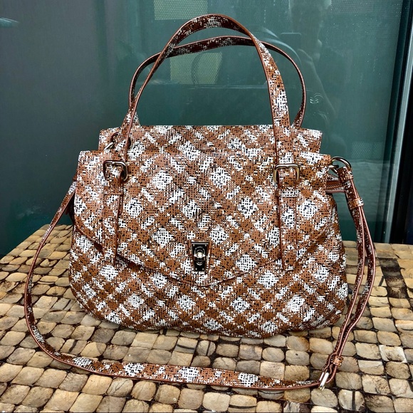 Marc By Marc Jacobs Handbags - NWOT Marc Jacobs “Static Plaid Aurora” satchel